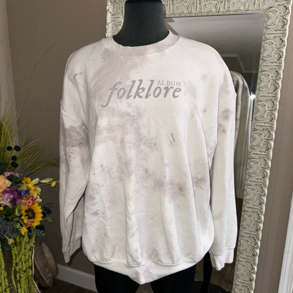 Taylor Swift Tops - Taylor Swift • Folklore Album Crewneck Sweatshirt